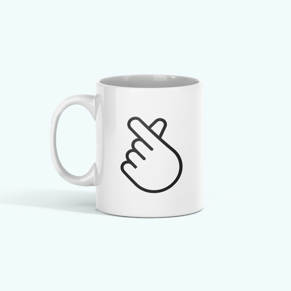 Kerámia bögre - Szivecske