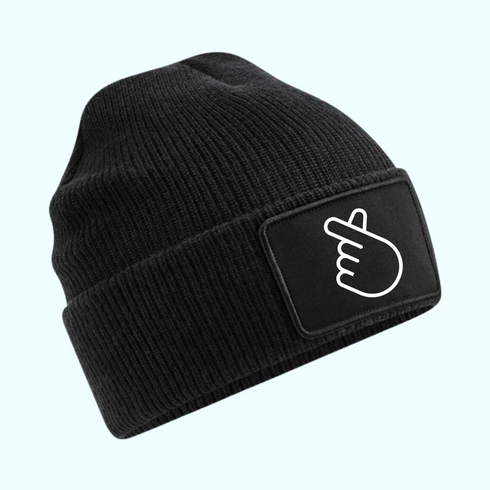 Kötött sapka - Szivecske