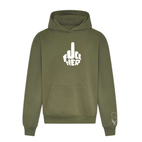 Oversize prémium kapucnis pulcsi - FCKNER