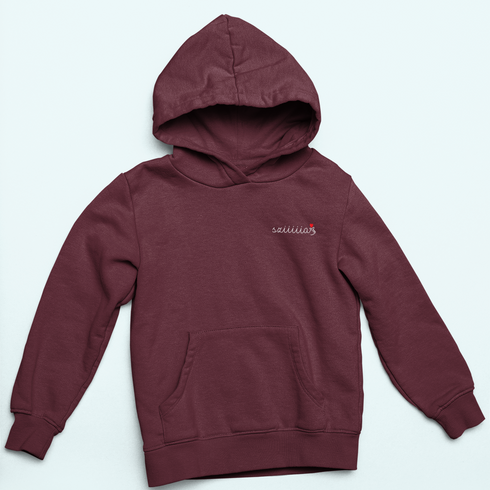 Unisex kapucnis pulóver- Sziiiia<3 mellkas logó