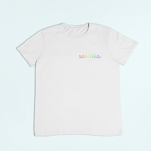 Unisex póló - Pride Sziiiiia mellkas logó