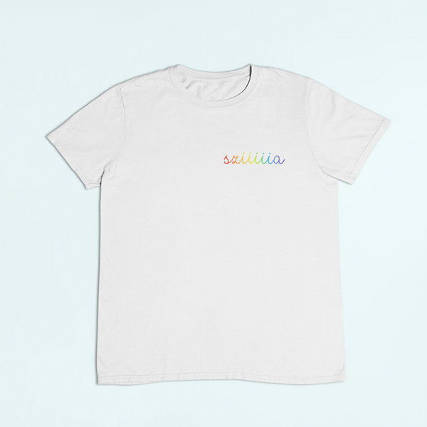 Unisex póló - Pride Sziiiiia mellkas logó