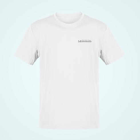 Unisex prémium póló - Sziiiia mellkas logó