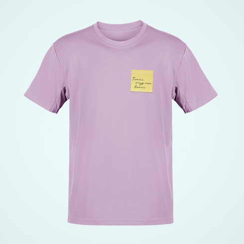 Unisex prémium póló - To Do: tenni vagy nem tenni