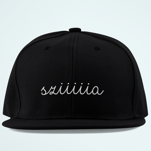 Hímzett snapback sapka - Sziiiia