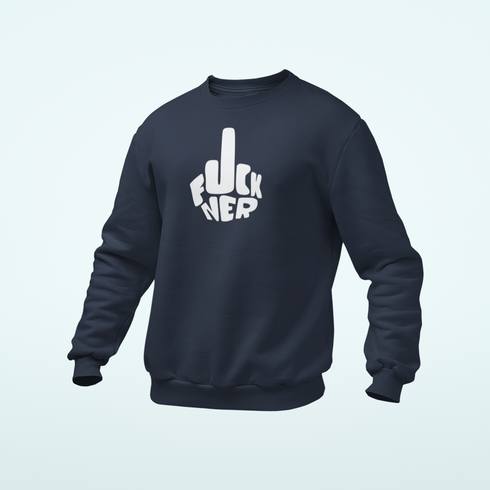 Unisex prémium környakú pulcsi - FCKNER