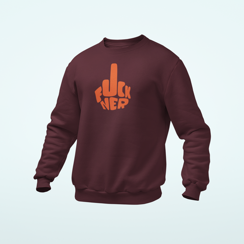 Unisex prémium környakú pulcsi - FCKNER