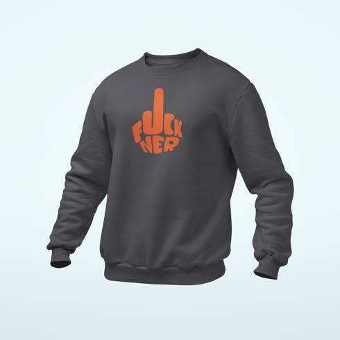 Unisex prémium környakú pulcsi - FCKNER