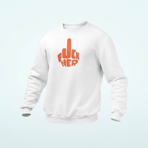 Unisex prémium környakú pulcsi - FCKNER
