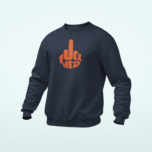 Unisex prémium környakú pulcsi - FCKNER