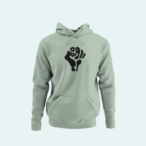 Unisex prémium kapucnis pulcsi - Ököl