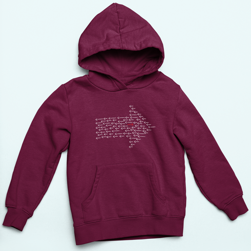 Unisex kapucnis pulóver - Más irány