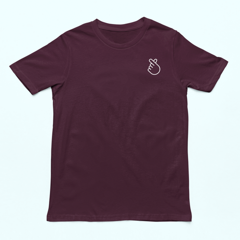 Unisex póló - Szivecske mellkas logó