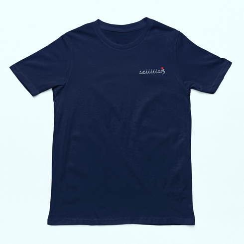 Unisex póló - Sziiiiia<3 mellkas logó