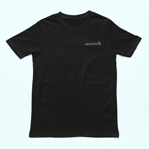 Unisex póló - Sziiiiia<3 mellkas logó