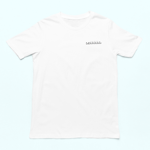 Unisex póló - Sziiiiia mellkas logó