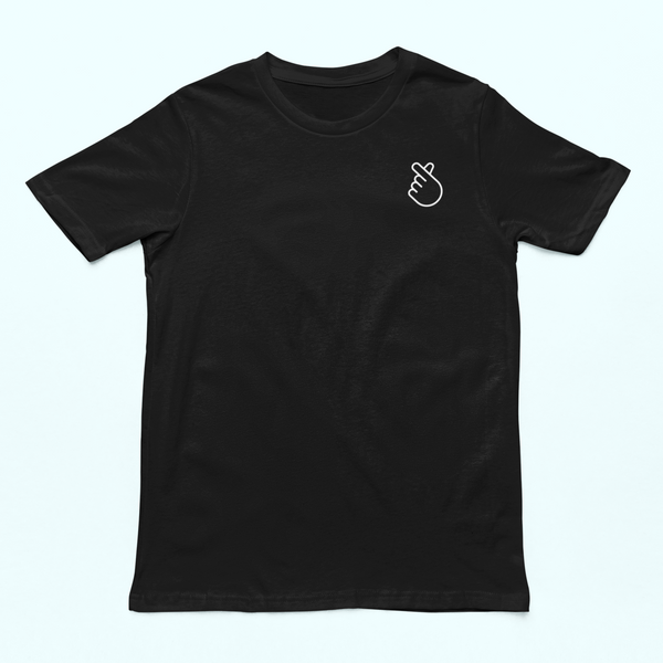 Unisex póló - Szivecske mellkas logó