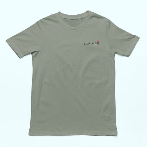 Unisex póló - Sziiiiia<3 mellkas logó