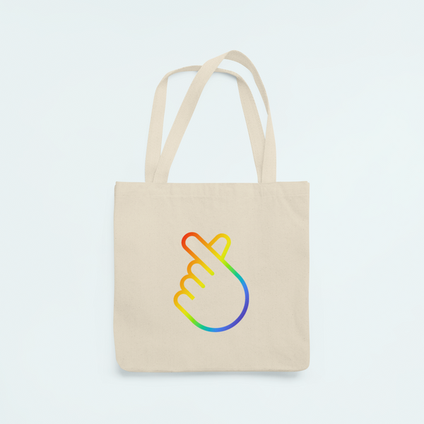 Vászontáska - Pride szivecske